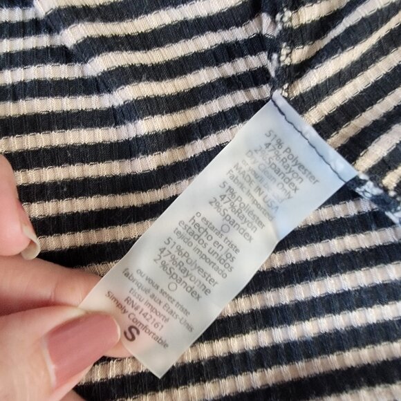 Lularoe Maxi Cardigan Sweater Open Front black / brown size S - Picture 4 of 6